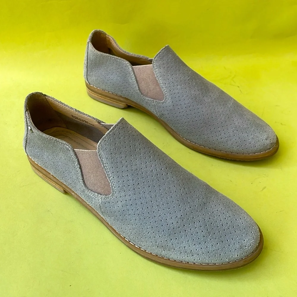 Hush Puppies Gray Suede Loafers - Picture 11 of 11